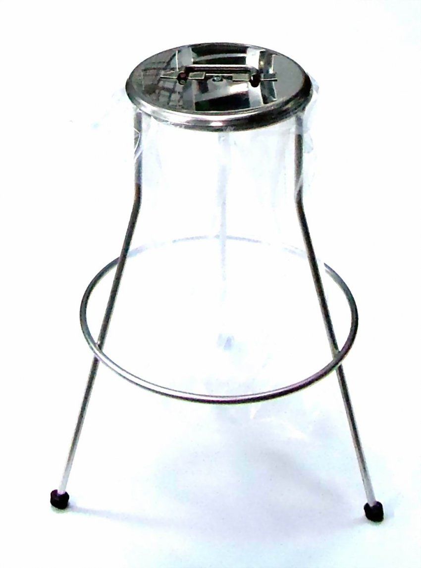 TRIPODE PARA BOLSAS DE RESIDUOS CON TAPA