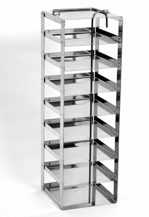 RACKS PARA CONGELADORES HORIZONTALES CON VARILLA DE SEGURIDAD PARA CAJAS DE 135X135 MM
