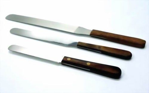 ESPATULAS MANGO DE MADERA