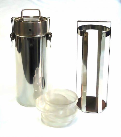 ESTERILIZADOR Y CESTILLO PARA PLACAS PETRI