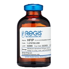 HFIP es un reactivo de esterificación para la determianción de ácidos aromáticos en tejidos mediante GC y detección de captura d electrones (ECD). También se utiliza como reactivo de apareamiento iónico para la separación de oligonucleótidos por HPLC.




Ref.
Tamaño


1 270701 200
10 g


1 270702 200
25 g


1 270704 200
100 g