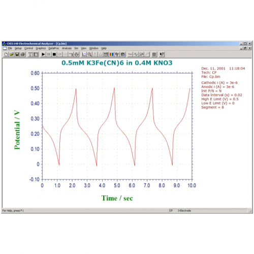 El potenciostato/galvanostato de la serie Modelo 1100C está diseñado para aplicaciones electroquímicas que requieren una corriente relativamente grande y alto voltaje, como estudios de batería, corrosión, electrólisis y electrodeposición.
Aplicaciones:

Para aplicaciones que implican un alto voltaje de corriente .


VER MÁS





Functiones
1100C
1110C
1120C
1130C
1140C


Cyclic Voltammetry (CV)
●
●
●
●
●


Linear Sweep Voltammetry (LSV) 
●
●
●
●
●


Staircase Voltammetry (SCV) 
 
 
 
●
●


Tafel Plot (TAFEL)
 
 
 
●
●


Chronoamperometry (CA)
●
 
●
●
●


Chronocoulometry (CC)
●
 
●
●
●


Differential Pulse Voltammetry (DPV) 
 
●
●
●
●


Normal Pulse Voltammetry (NPV) 
 
●
●
●
●


Differential Normal Pulse Voltammetry (DNPV)
 
 
 
 
●


Square Wave Voltammetry (SWV) 
 
 
●
●
●


AC Voltammetry (ACV) 
 
 
 
●
●


2nd Harmonic AC Voltammetry (SHACV) 
 
 
 
●
●


Amperometric i t Curve (i t)
 
 
 
●
●


Differential Pulse Amperometry (DPA)
 
 
 
 
●


Double Differential Pulse Amperometry (DDPA)
 
 
 
 
●


Triple Pulse Amperometry (TPA)
 
 
 
 
●


Bulk Electrolysis with Coulometry (BE)
●
 
●
●
●


Sweep Step Functions (SSF)
 
 
 
 
●


Sweep Step Functions (SSF)
 
 
 
 
●


Chronopotentiometry (CP)
 
 
 
 
●


Chronopotentiometry with Current Ramp (CPCR)
 
 
 
 
●


Multi Current Steps (ISTEP)
 
 
 
 
●


Potentiometric Stripping Analysis (PSA)
 
 
 
 
●


Open Circuit Potential   Time (OCPT)
●
●
 
●
●


Galvanostat
 
 
 
 
●


RDE control (0 10V output)
 
 
 
 
●


CV simulation program
●
●
●
●
●


iR Compensation
●
●
●
●
●


External Potential Input
●
●
●
●
●


Auxiliary Signal Measurement Channel
●
●
●
●
●