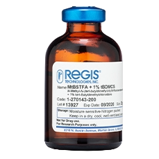 MtBSTFA remplaza los hidrógenos activos para formar derivados de t BDMS. La derivatización suele ser completa tras la disolución con este reactivo de sililación excepcionalmente fuerte pero suave. Los derivados de MtBSTFA son 104 veces más estables a la hidrólisis que sus correspondientes derivados de TMS y producen espectros de masas fácilmente interpretables para GC/MS. La adición de t BDMCS cataliza reacciones de alcoholes y aminas impedidos.




Ref.
Tamaño


1 270141 200
5 x 1 g


1 270142 200
2 X 5 g


1 270143 200
25 g


1 270144 200
10 x 1 g