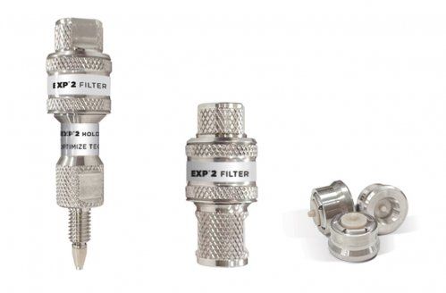 Los sistemas EXP2 Pre Colum y In Line Hand Tight Filter son ideales para proteger columnas y sistemas UHPLC de partículas pequeñas a presiones extremas +20.000psi (+1.400bar), aumentando la vida útil sin sacrificar el rendimiento. Permite al usuario reemplazar el filtro a mano, si necesidad de herramientas.
Cada kit contiene una opción de soporte, Pre Column filter Holder o In Line Filter Holder, y 3 cartuchos (porosidades de 0,2, 0,5 y 2 µm disponibles).




REF.
SOPORTE
CARTUCHO


15 04 05501
EXP2 Pre Column Filter Holder
3 x EXP2 Filter Cartridges, 0.2µm


15 04 05499
EXP2 Pre Column Filter Holder
3 x EXP2 Filter Cartridges, 0.5µm


15 04 05497
EXP2 Pre Column Filter Holder
3 x EXP2 Filter Cartridges, 2µm


15 04 05502
EXP2 In Line Filter Holder
3 x EXP2 Filter Cartridges, 0.2µm


15 04 05500
EXP2 In Line Filter Holder
3 x EXP2 Filter Cartridges, 0.5µm


15 04 05498
EXP2 In Line Filter Holder
3 x EXP2 Filter Cartridges, 2µm
