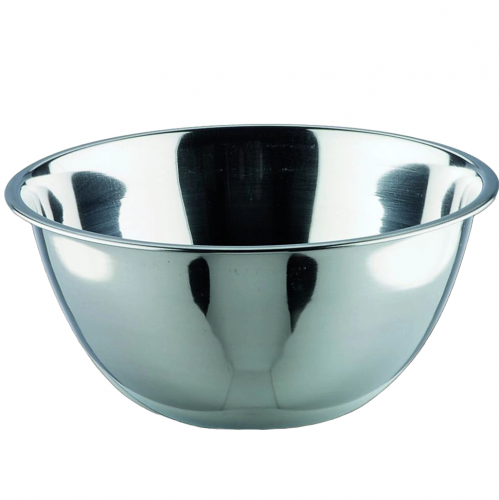 Acero inoxidable.
Redondas.






Ref.
Ø
Alto (mm)
Volumen (ml)


CB1085
160
70
750


CB1086
190
75
1200


CB1087
290
130
5000


CB1088
340
160
9000