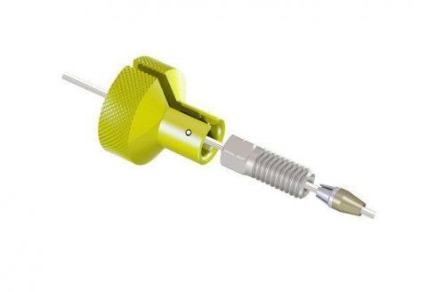 La nueva tecnología EXP2 de Optimice permite hacer conexiones apretadas a mano con capacidad de +20000psi, sólo con el tornillo EXP2 (roscas disponibles 6 32, 6 40 y 10 32) y la férrula híbrida de titanio patentada, usando el accesorio de apriete EXP2 que consiste en un accesorio dinamométrico moleteado, pequeño y fácil de usar que se acopla a los tornillos para apretarlos y aflojarlos manualmente.

Disponible en configuraciones estándar (1/16”) y nano (1/32”).
Cualificado para +20.000psi (1.400bar).
Probado a 30.000 psi.
Conexión ZDV (Zero Dead Volume) de ajuste automático patentado.






REF.
TIPO DE TUBO
DESCRIPCIÓN


15 20 04933
10 32 de 1/16"ODSS
2 EXP2 Nuts, 2 EXP Titanium Hybrid Ferrule + 1 EXP2  Driver


15 20 04924
10 32 de 1/16"ODSS
10 EXP2 Nuts, 10 EXP Titanium Hybrid Ferrule + 1 EXP2  Driver


15 19 04961
6 40 de 1/32" ODSS
2 EXP2 Nuts, 2 EXP Titanium Hybrid Ferrule + 1 EXP2  Driver


15 19 04962
6 40 de 1/32" ODSS
10 EXP2 Nuts, 10 EXP Titanium Hybrid Ferrule + 1 EXP2  Driver


15 19 04958
6 32 de 1/32" ODSS
2 EXP2 Nuts, 2 EXP Titanium Hybrid Ferrule + 1 EXP2  Driver


15 19 04959
6 32 de 1/32" ODSS
10 EXP2 Nuts, 10 EXP Titanium Hybrid Ferrule + 1 EXP2  Driver