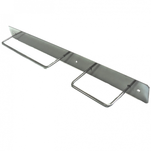 Acero inoxidable AISI 304.
Para botellas y cuñas.
Se puede fabricar en distintas composiciones.






Ref.
Botellas
Cuñas
Medidas (mm)


SC3011
1
1
540x50x75